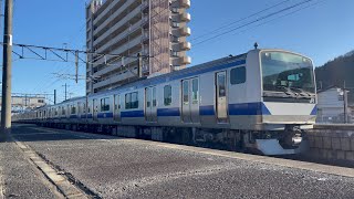 【代走】540M 常磐線E531系水戸行き 内郷駅入線~発車 (K461編成+K468編成)【4K画質】