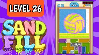 Sand Fill ; Block Puzzle level 26 walkthrough for solution