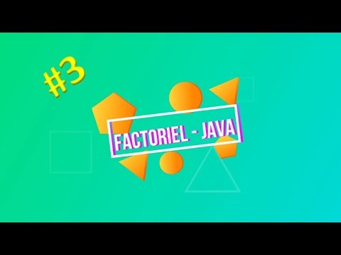 FACTORIEL en Java - Graphique - YouTube