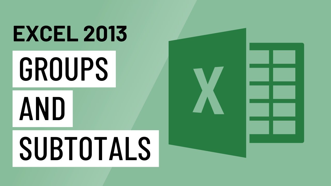 worksheet Grouping Worksheets In Excel excel 2013 groups and subtotals youtube