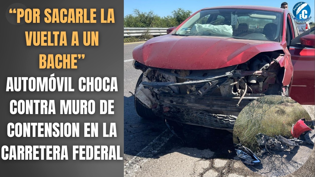 MEGA BACHE PROVOCA CHOQUE EN CARRETERA FEDERAL DE GUASAVE