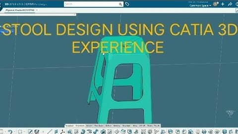 @Stool design using CATIA 3D Experience#3Dmodeling#catia