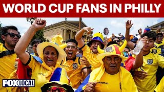 Ecuador fans took over Philadelphia ahead of World Cup opener