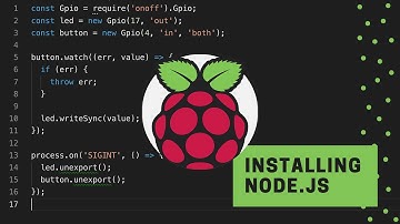 Installing Node.js - Raspberry Pi & JavaScript