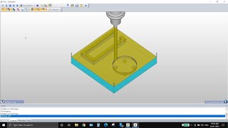A1.Milling Simulation of Component Using Edgecam (CIM Lab, VTU)