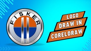 Athlete Statistics Fisker LOGO||How to draw Fisker LOGO in Coreldraw|Drawing