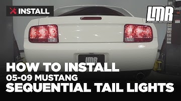 How To Install S197 Mustang Sequential Tail Lights (05-09)