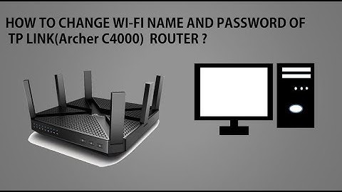 HOW TO CHANGE WI-FI NAME AND PASSWORD OF  TP LINK(Archer C4000)  ROUTER | VINNU TECH_SMART