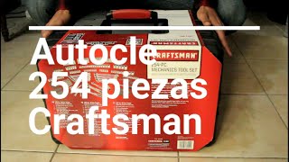 Unboxing review Autocle 254 piezas Craftsman - YouTube