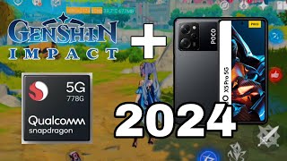 gaming test genshin for poco x5pro 5g in 2024