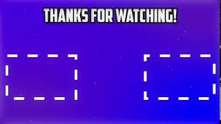 Free 2d outro/endscreen template :)