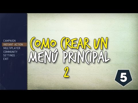 como hacer un menú principal con canvas en unity5 (2/3) (fácil para todos)