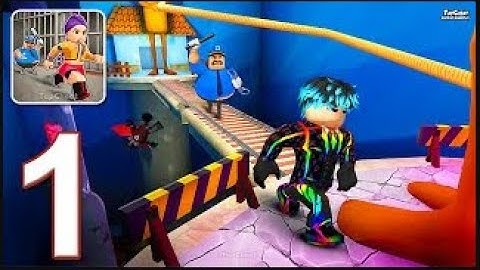 Obby Challenge Prison Run   Gameplay Walkthrough Part 1   Squid Barry Prison Obby Android, iOS, PC