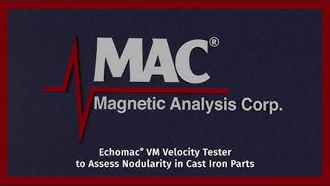 Echomac® Velocity Tester Demonstration