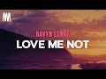 Ravyn Lenae Love Me Not Letra Lyrics 