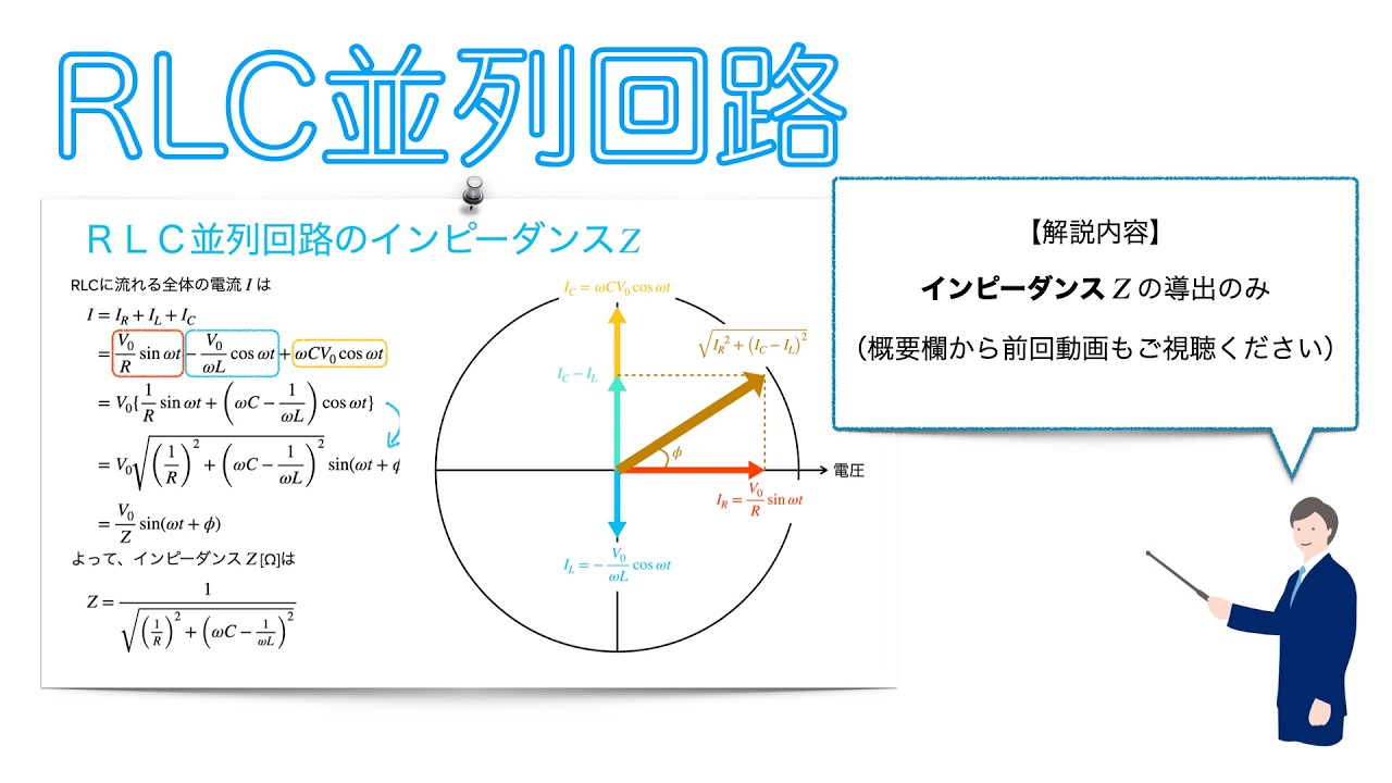 【交流06】RLC”並列”回路