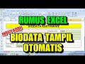 Rumus Excel input data Otomatis