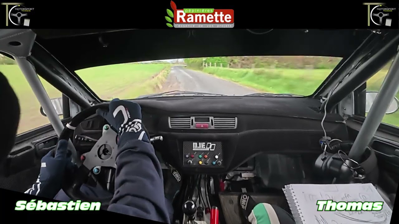 Embarquée Rallye des Salines 2025 - ES7 Les Salines - Ramette/Chauffray