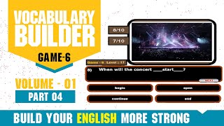 vocabulary builder development volume 01 game 6 part 4 build your english more strong