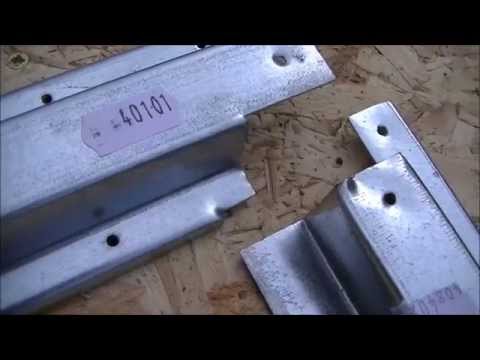 Yardmaster Metal Shed instructions Part 1 Base assembly & Setting out.
