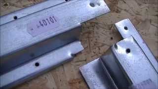 Yardmaster Metal Shed instructions Part 1 Base assembly & Setting out.