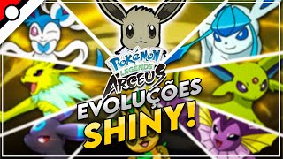 WOOOW, TODAS EVOLUÇÕES do Eevee, versão SHINY 🌟 - Pokémon Legends - Arceus  #pokemon #pokémonlegends 