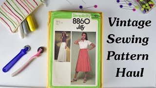 Vintage Sewing Pattern Haul: My Final Winter Haul