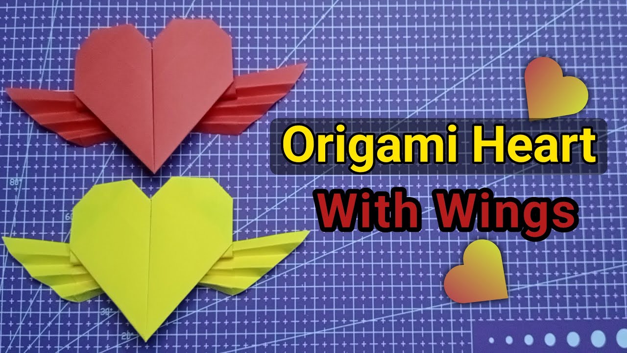 How to make Origami Heart with Wings