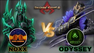 Noxx Gaming vs @odyssey_sfa  | Intense Battles | Top Leaderboard fights | Shadow Fight Arena 4 |