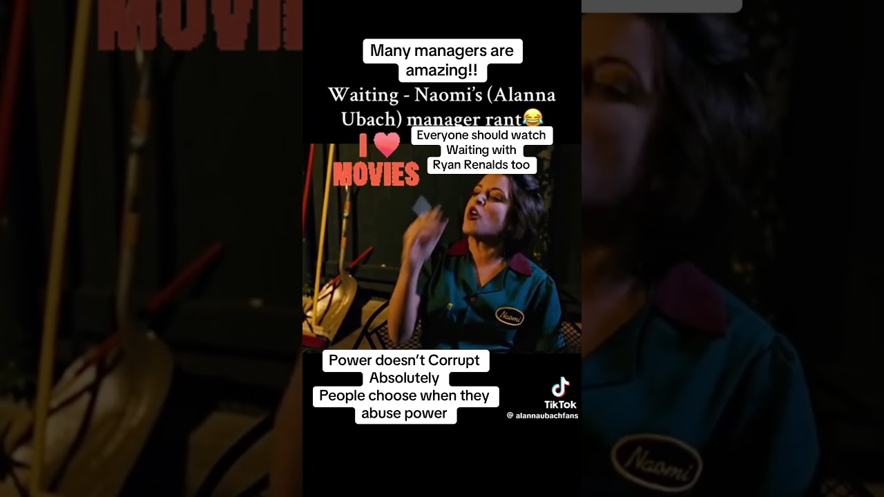 Epic angry monologue from the movie Waiting.  