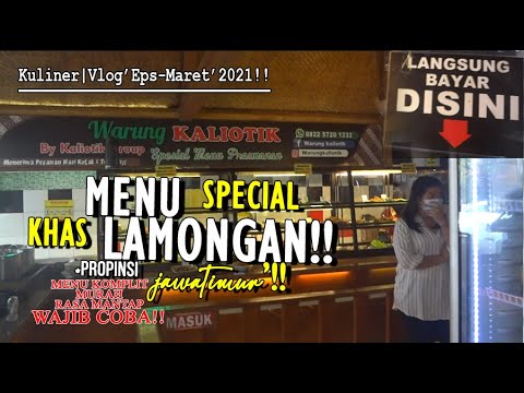 Menu Terbaru Resto Kaliotik Lamongan | Makan Enak Prasmanan Khas