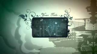 Free After effects template #6 Flower Power