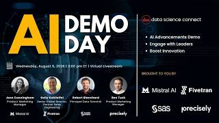 AI Demo Day: Enterprise AI Demos from Mistral AI, Fivetran, SAS & Precisely | Webinar Replay