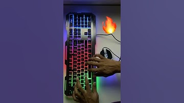 RGB Keyboard + Mouse Combo ₹1000 Zebronics Zeb - Transformer #keyboard #shorts