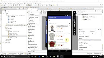 Android Shopping Cart Project
