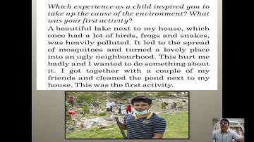 Std 10 Unit 3 An Interview with Arun Krishnamurthy - Mitesh Sir