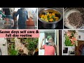 leave days self care😉| Morning routine vlog | Effect Hair pack, vitamin c face steam | Healthy lunch