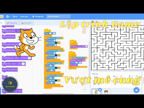 Scratch, lập trình trò chơi vượt mê cung bằng scratch