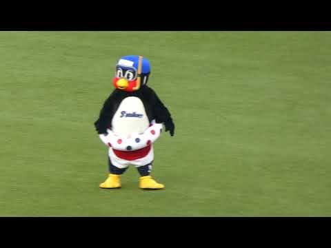 【つば九郎DAY2018】リレー対決よりぽろりが気になるつば九郎