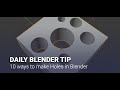 Daily Blender Secrets - 10 ways to make Holes in Blender