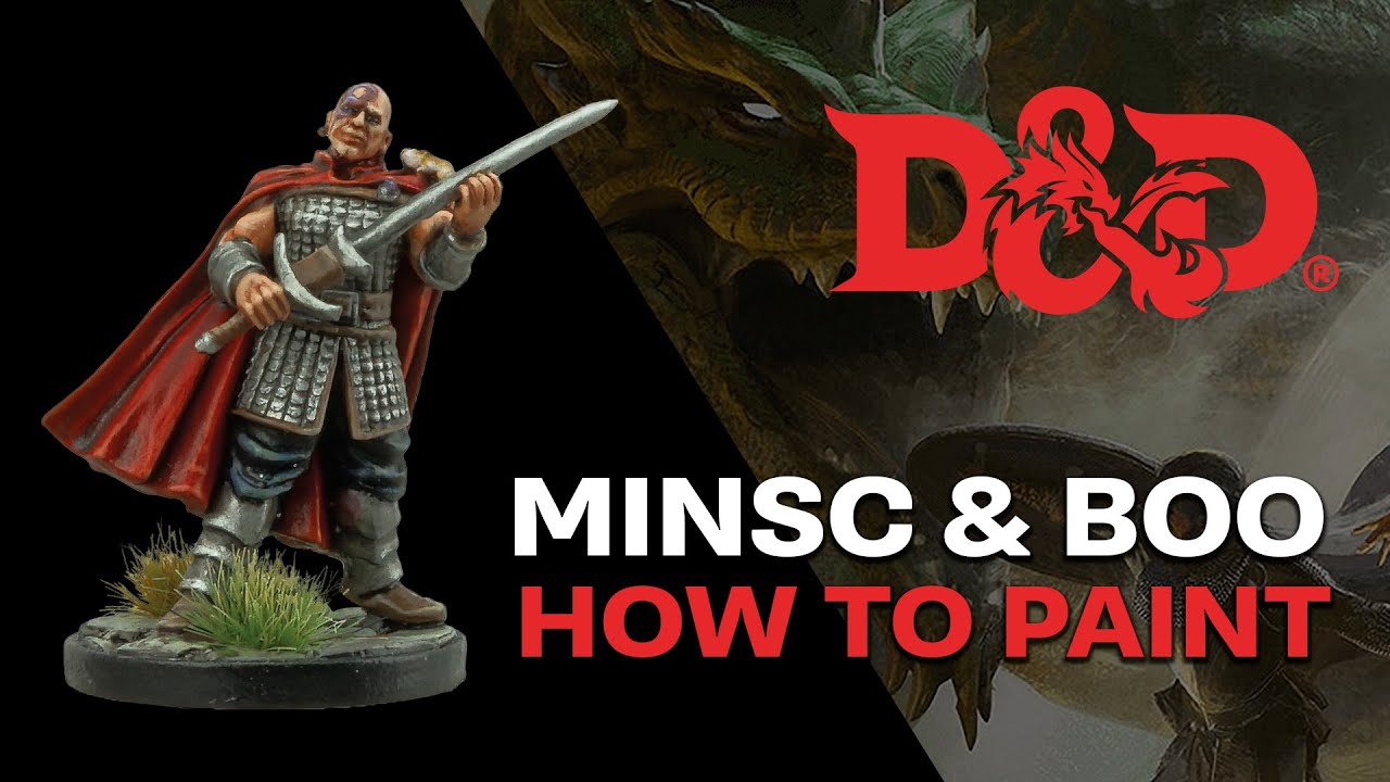 How-To  Paint D&D Minsc & Boo 