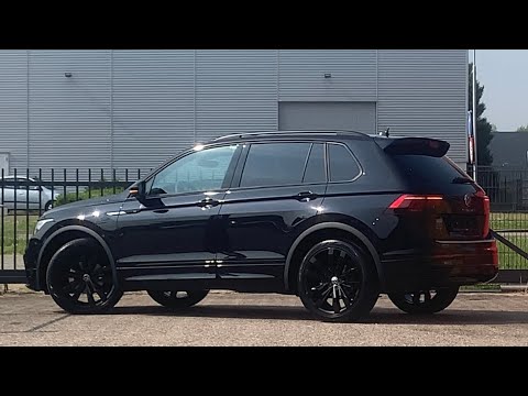 Volkswagen New Tiguan R Line Black Style In K Deep Black Inch