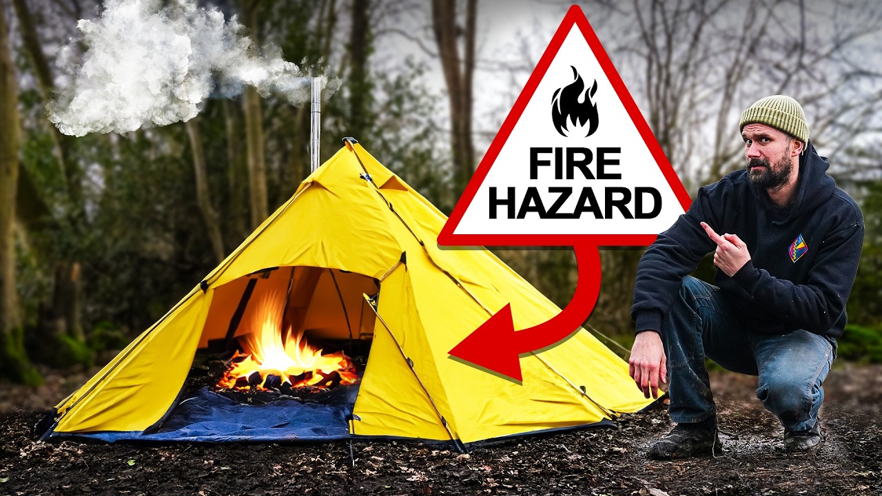 We Camped With The Cheapest Hot Tent