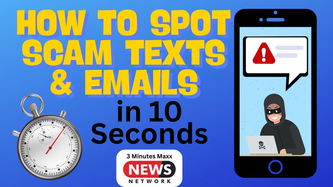 How to Spot Scam Texts and Emails in 10 Seconds - YouTube