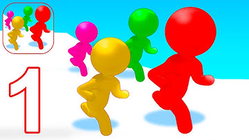 Color Run Stickman 3D - Gameplay Part 1 All Levels 1 - 15 Max Level (Android, iOS) #1