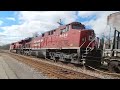 Empty CP Ethanol Train at Columbus WI 4 - 16 - 2022