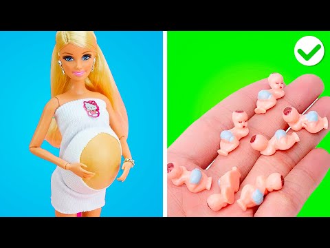 Hamile Barbie VS Squid Game Bebeği | Gotcha’dan Zengin vs Fakir Hamilelik Tüyo & Aygıtları!