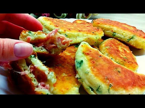 Ленивые пирожки с мясной начинкой / Пирожки на кефире ..ЛЕГКО ГОТОВИТЬ