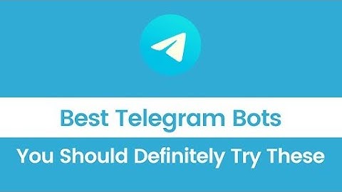 Awesome Telegram Bots You