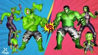 FAMILY HULK VS FAMILY SIREN HEAD HULK (She-Hulk Episode 3)